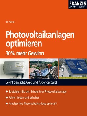 cover image of Photovoltaik-Anlagen optimieren